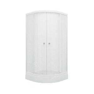 Душевой уголок Тритон "Лён", низкий поддон 900x900x1910