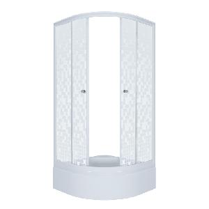 Душевой уголок Тритон "Мозаика", средний поддон 1000x1000x2050