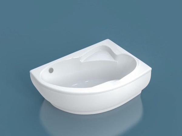 Ванна из искусственного камня Esse Flores 149*101,5(103) L