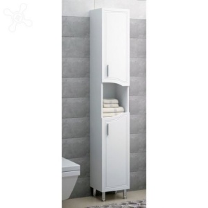 Шкаф-пенал Corozo Креста 30 белый глянец