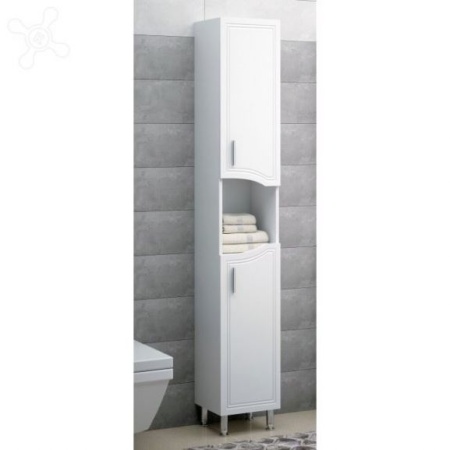 Шкаф-пенал Corozo Креста 30 белый глянец