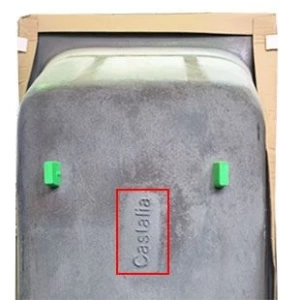 Чугунная ванна Castalia Venera S2021 180х80 с ручками комплект