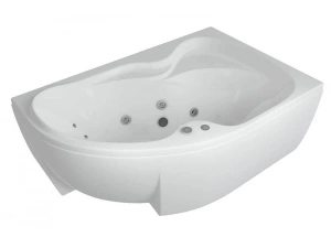 Акриловая ванна Aquatek Вега 170х105 R полный комплект с экраном 