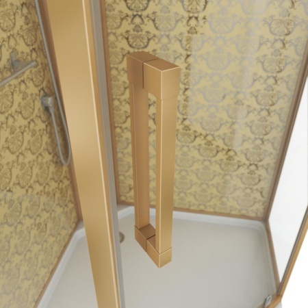 Душевая кабина Niagara Luxe NG-7717GBK 100х100х210 без крыши L/R