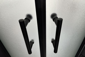 Душевая кабина Practic RB 90HK1-M-BL (матовое) 90х90х217 черный профиль 