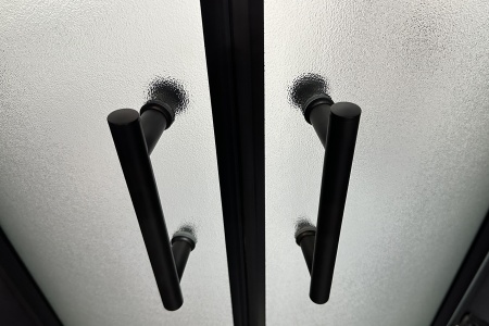 Душевая кабина Practic RB 90HK1-M-BL (матовое) 90х90х217 черный профиль 