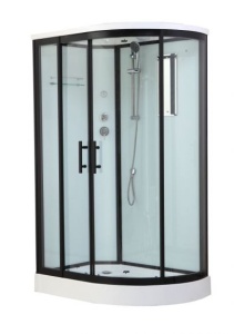 Душевая кабина Timo Standart Т-6602 Black L 120*85*220