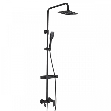 "ТРОПИК" LM7002BL СМЕСИТЕЛЬ ДЛЯ ВАННЫ С ВЕРХНЕЙ ДУШЕВОЙ ЛЕЙКОЙ "ТРОПИЧЕСКИЙ ДОЖДЬ", ПОВОРОТНЫЙ ИЗЛИВ LEMARK LM7002BL LM7002BL