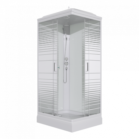 Душевая кабина Тритон  Квадро 100*80 универсальная левая/правая