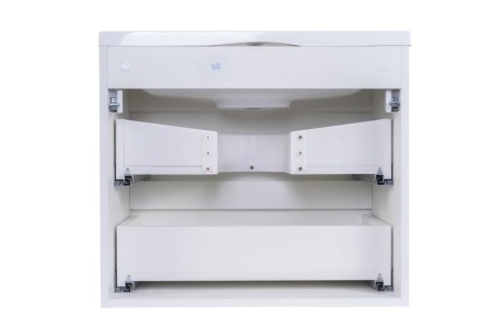 Тумба с раковиной Style Line Бергамо мини 60 антискрейч белая матовая подвесная