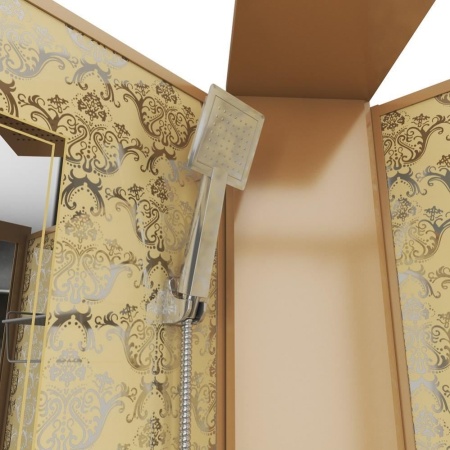 Душевая кабина Niagara Luxe NG-7717GBK 100х100х210 без крыши L/R