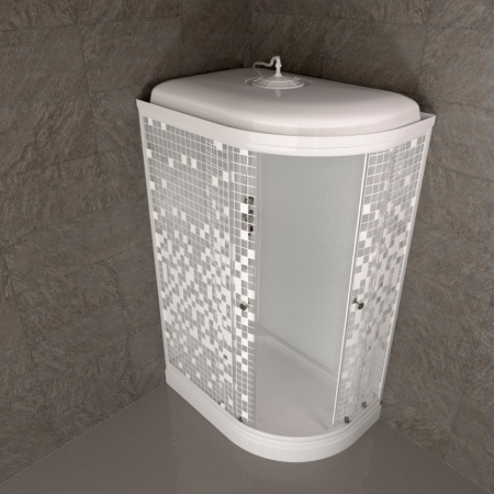 Душевая Кабина Тритон  Коралл 120*80 А Левая низкий поддон 