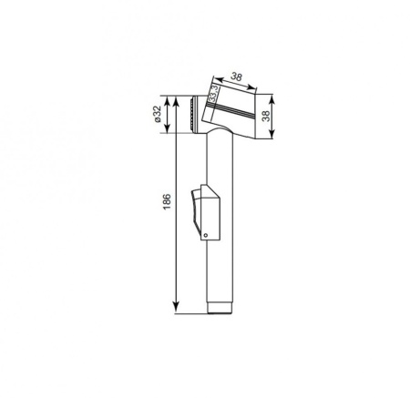 Душевой комплект, гигиенический, 010, IDDIS, 0101F15I20