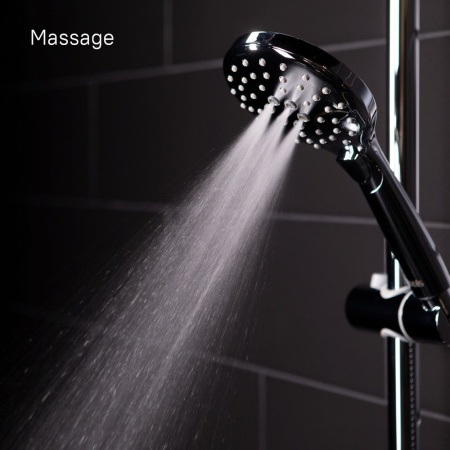 Душевой гарнитур с верхней лейкой, хром, Ray, IDDIS, RAYSB3Fi76