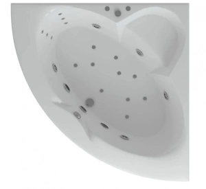 Акриловая ванна Aquatek Поларис-1 140,5х140,5 полный комлект