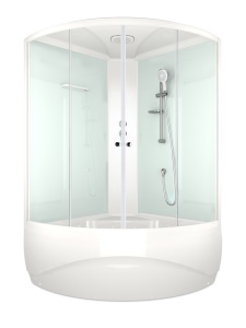 Душевая кабина Domani-Spa Vitality Slim high 120х120 см матовые Официальный дилер