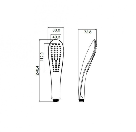 Лейка для душа, 020, IDDIS, 0201F00I18