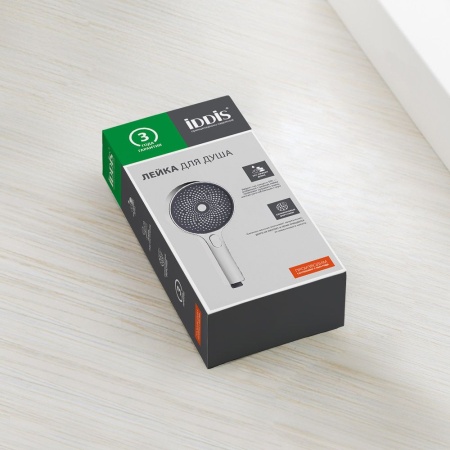 Лейка для душа, хром, SpaHome, IDDIS, SPA3F0Ci18