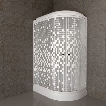 Душевая Кабина Тритон  Коралл 120*80 А Левая низкий поддон 