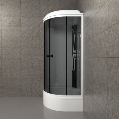 Душевая Кабина Тритон Грэй-Вайт 90*90 В полукруг средний поддон
