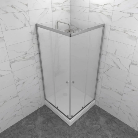 Душевое ограждение Triton Вента-Хром Вельвет 90*90*202 с поддоном