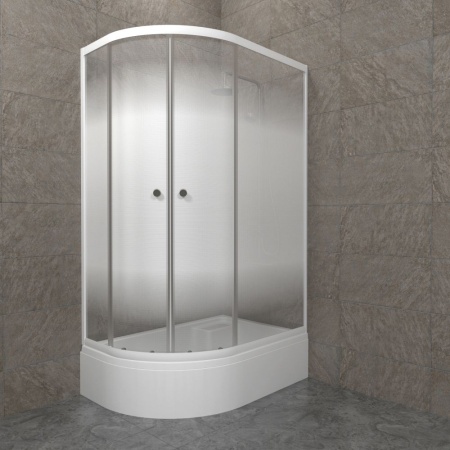 Душевой уголок Triton Коралл-Лайт В 120х80, правый, средний поддон