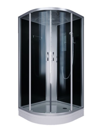 Душевая кабина Erlit ER3510P-C4-RUS 100х100х215 тонированное стекло