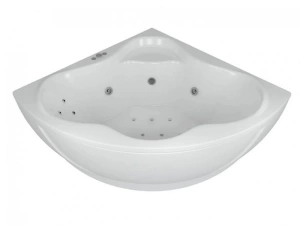 Акриловая ванна Aquatek Галатея 135х135 полный комплект с экраном 
