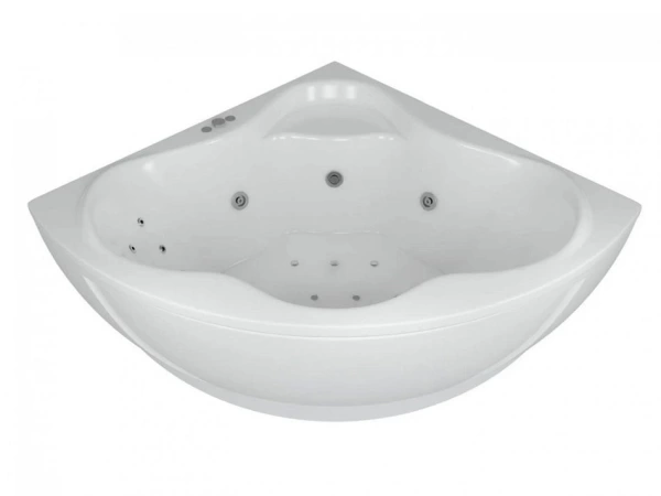 Акриловая ванна Aquatek Галатея 135х135 полный комплект с экраном 