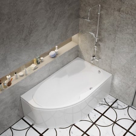 Акриловая ванна Triton София 170х95 R правая комплект с экраном