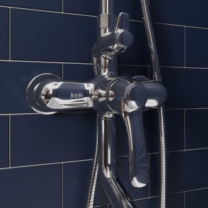 Смеситель для ванны с верхним душем, Oldie, IDDIS, OLDSB3Fi06