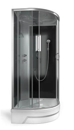 Душевая кабина Erlit ER351026-C4-RUS 100х100х226 тонированное стекло (3 места) (средний поддон)