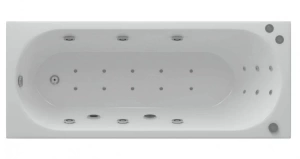 Акриловая ванна Aquatek Оберон 160х70 слив слева полный комплект с экраном