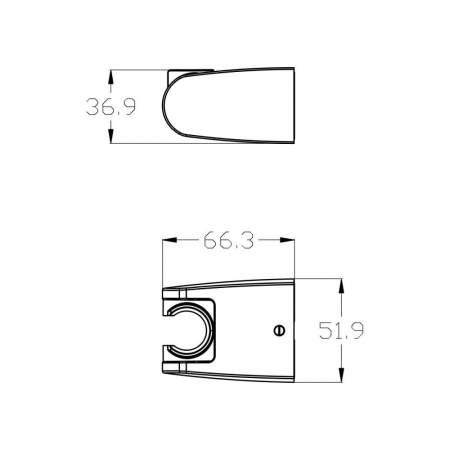 Крепление настенное Lemark LM8083BL поворотное для лейки
