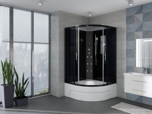 Душевая кабина Erlit ER571026-C24-RUS 100х100х220 тонированное стекло