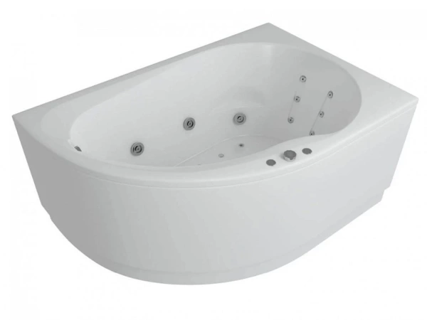 Акриловая ванна Aquatek Вирго 150х100 R полный комплект  с экраном 