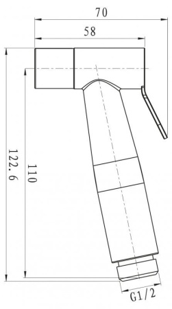 Гигиеническая лейка BelBagno Nova