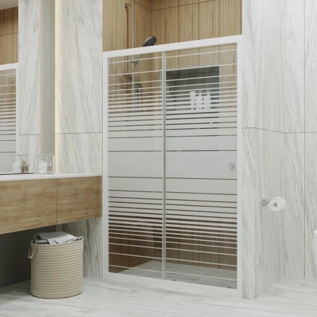 Душевая дверь в нишу Triton Слайд (полосы) 120*185 L/R без поддона