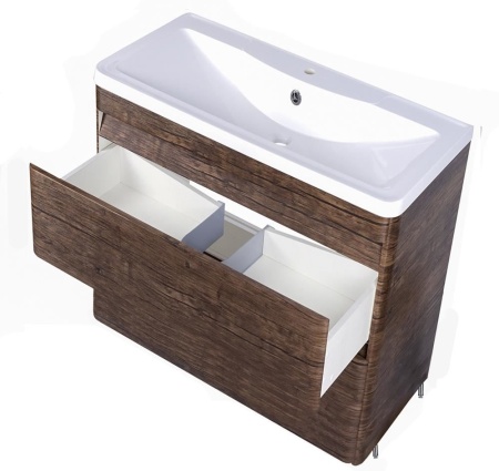 Комплект мебели Style Line Атлантика 90 напольный старое дерево