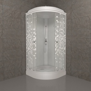 Душевая Кабина Тритон  Мозаика 90*90 А  ДН4 низкий поддон 