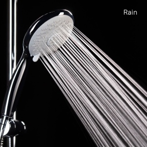 TSH0601 Душ.гарнитур(стойка 710мм,лейка 5F D125мм,шланг нерж.сталь 1,5м)