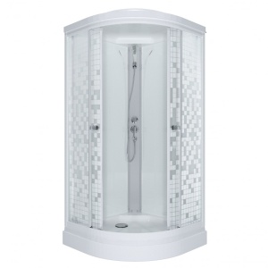 Душевая Кабина Тритон Мозаика 100*100 А ДН4 низкий поддон