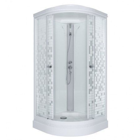 Душевая Кабина Тритон Мозаика 100*100 А ДН4 низкий поддон
