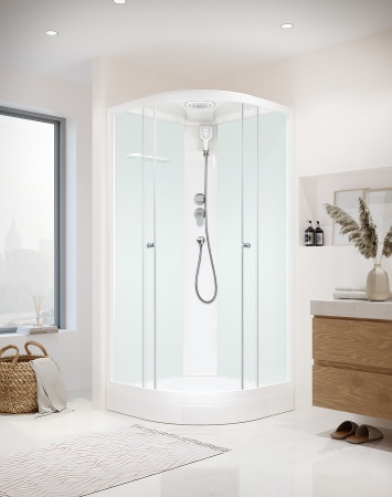 Душевая кабина Domani-Spa Delight Slim 110  матовые  размер:100х100 см 