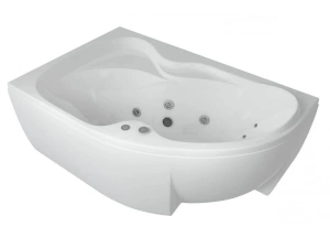 Акриловая ванна Aquatek Вега 170х105 L полный комплект с экраном 