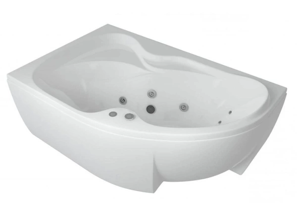 Акриловая ванна Aquatek Вега 170х105 L полный комплект с экраном 