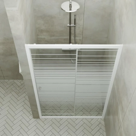 Душевая дверь в нишу Triton Слайд (полосы) 120*185 L/R без поддона