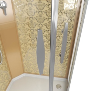 Душевая кабина Niagara Luxe NG-7715GBK 90х90х210 без крыши