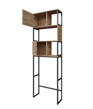 Шкаф 1Marka Grunge Loft 66*200 дуб вотан для установки над стиральной машиной