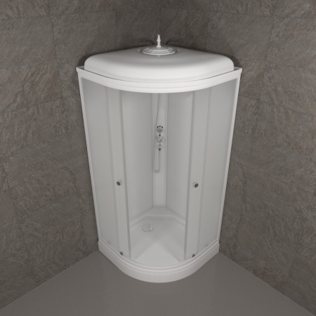 Душевая Кабина Вельвет 80*80 А полукруг низкий поддон 